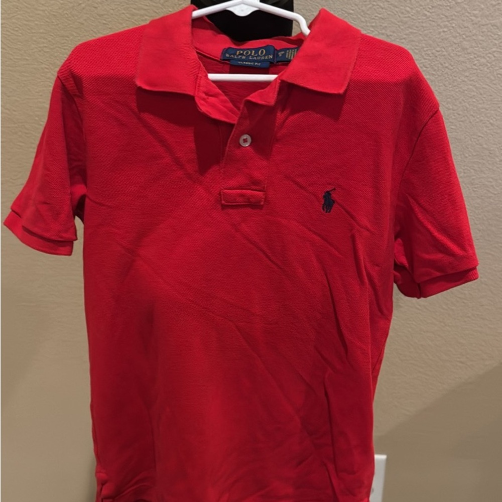 ***SOLD***Ralph Lauren Kids Red Polo Shirt